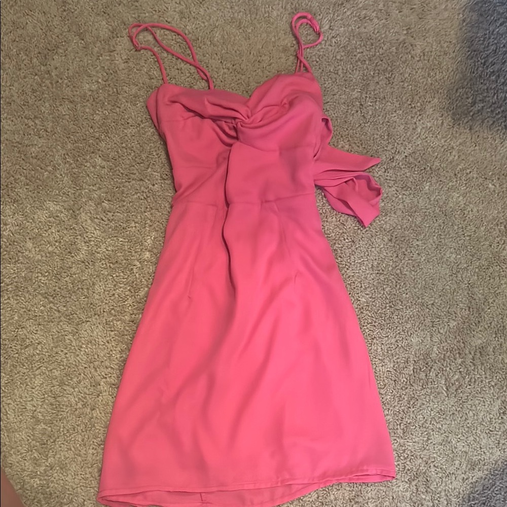 Elegant Pink Women's Dress